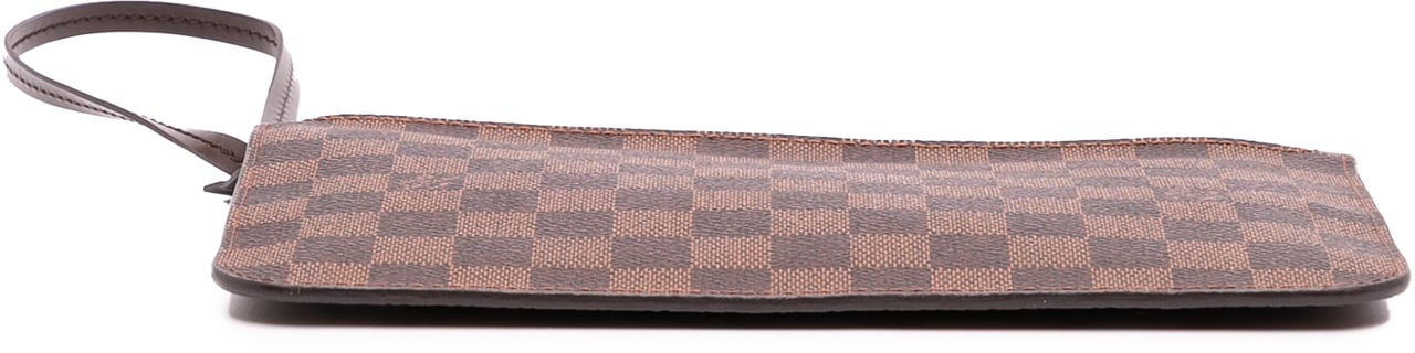 Louis Vuitton Damier Ebene Neverfull Pochette Bruin