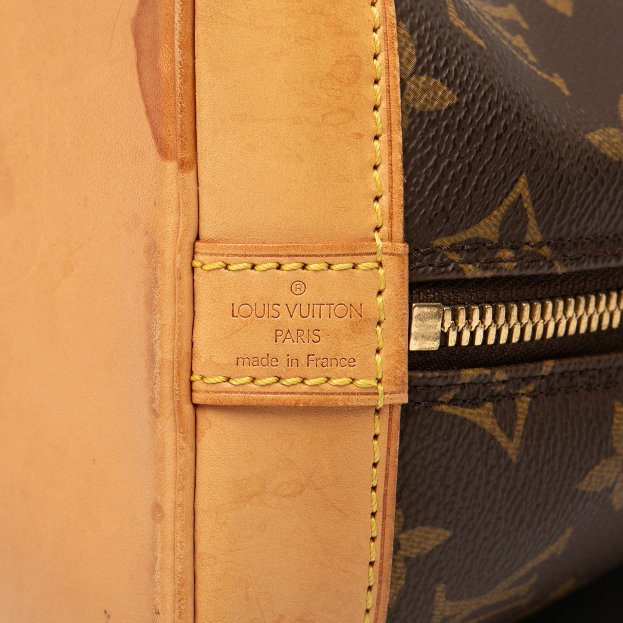 Louis Vuitton Monogram Alma PM Bruin