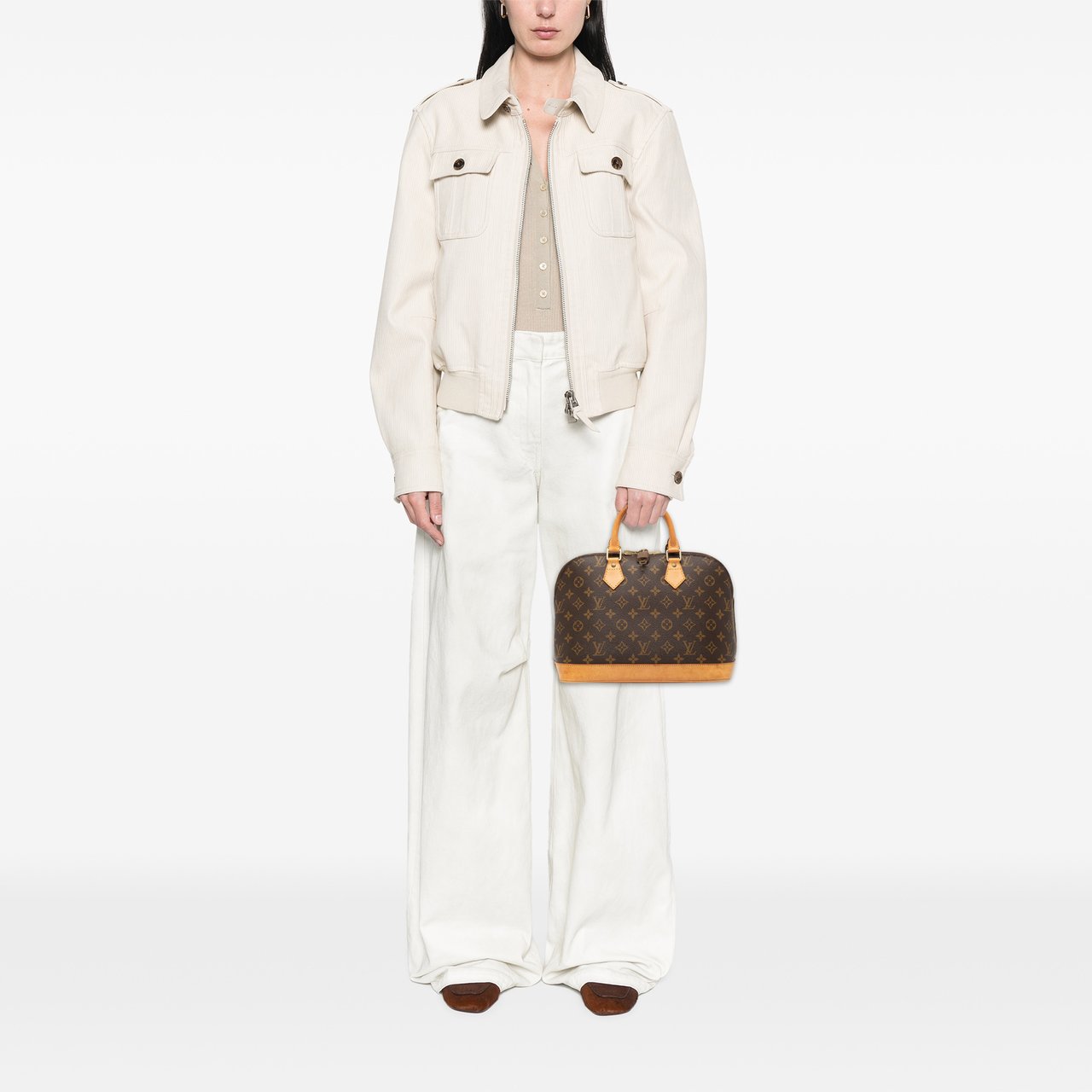 Louis Vuitton Monogram Alma PM Bruin