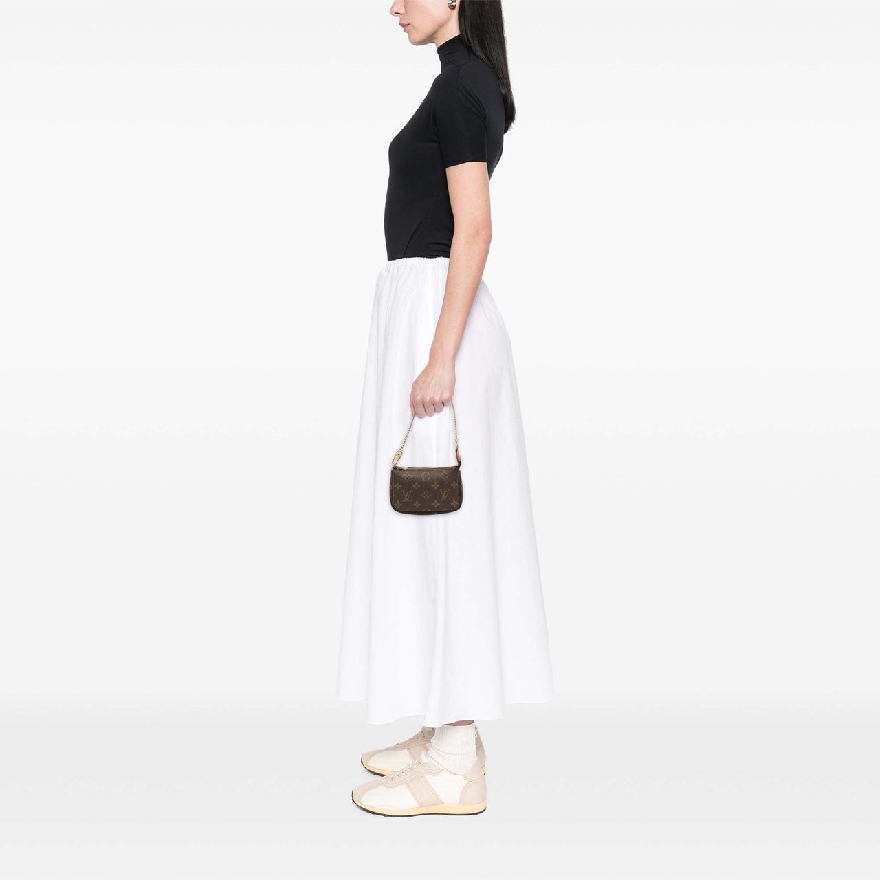 Louis Vuitton Monogram Mini Pochette Accessoires Bruin