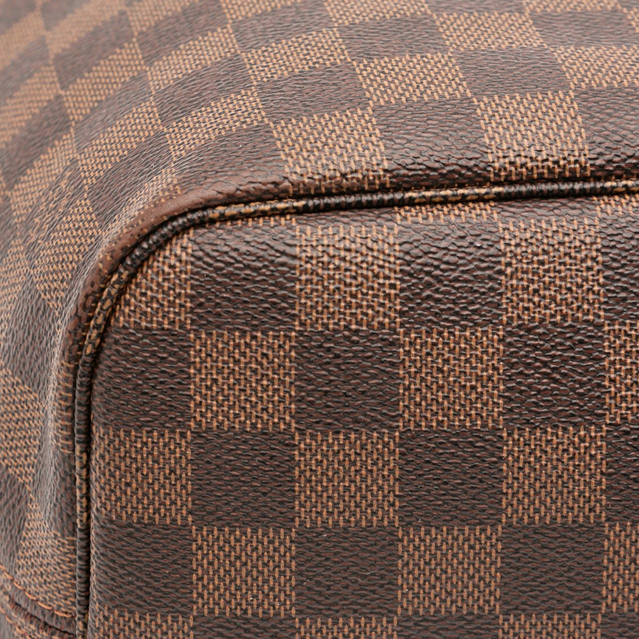 Louis Vuitton Damier Ebene Neverfull MM Bruin