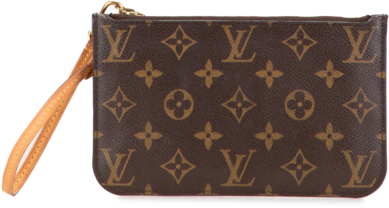 Louis Vuitton Monogram Neverfull Pochette Bruin