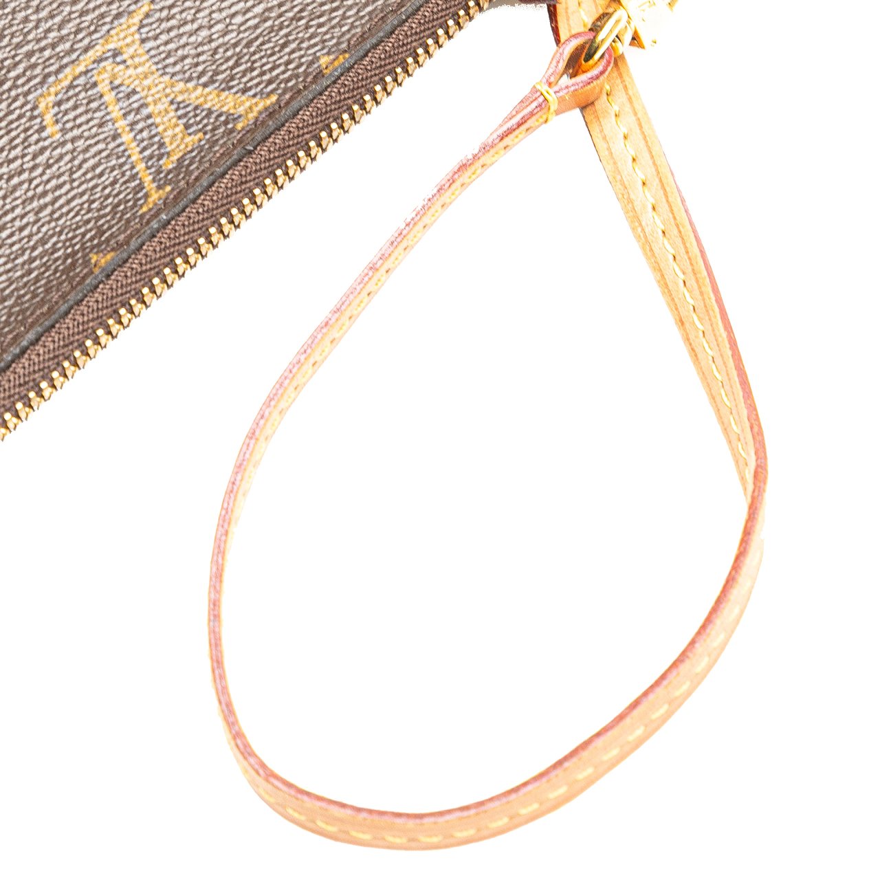 Louis Vuitton Monogram Neverfull Pochette Bruin