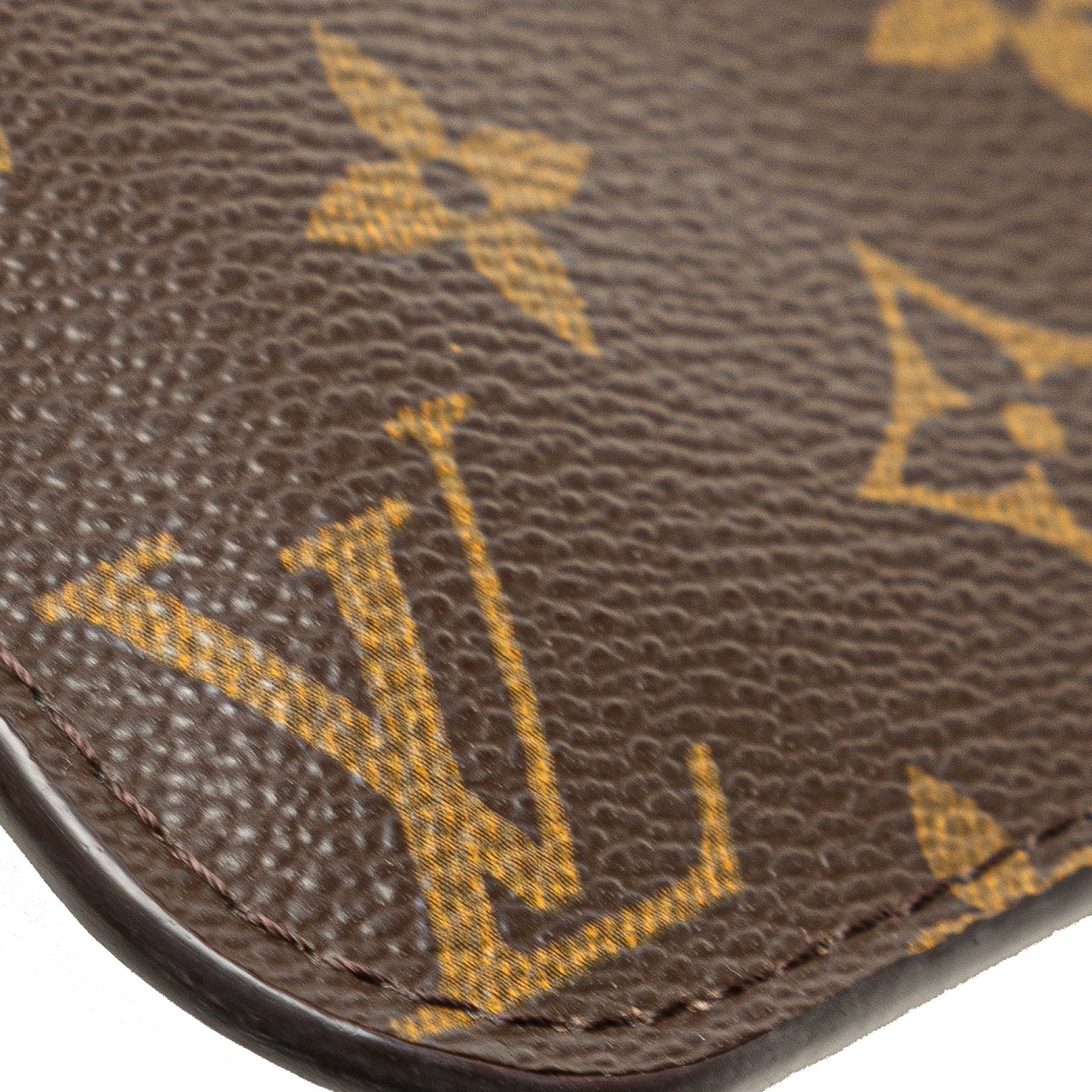 Louis Vuitton Monogram Neverfull Pochette Bruin