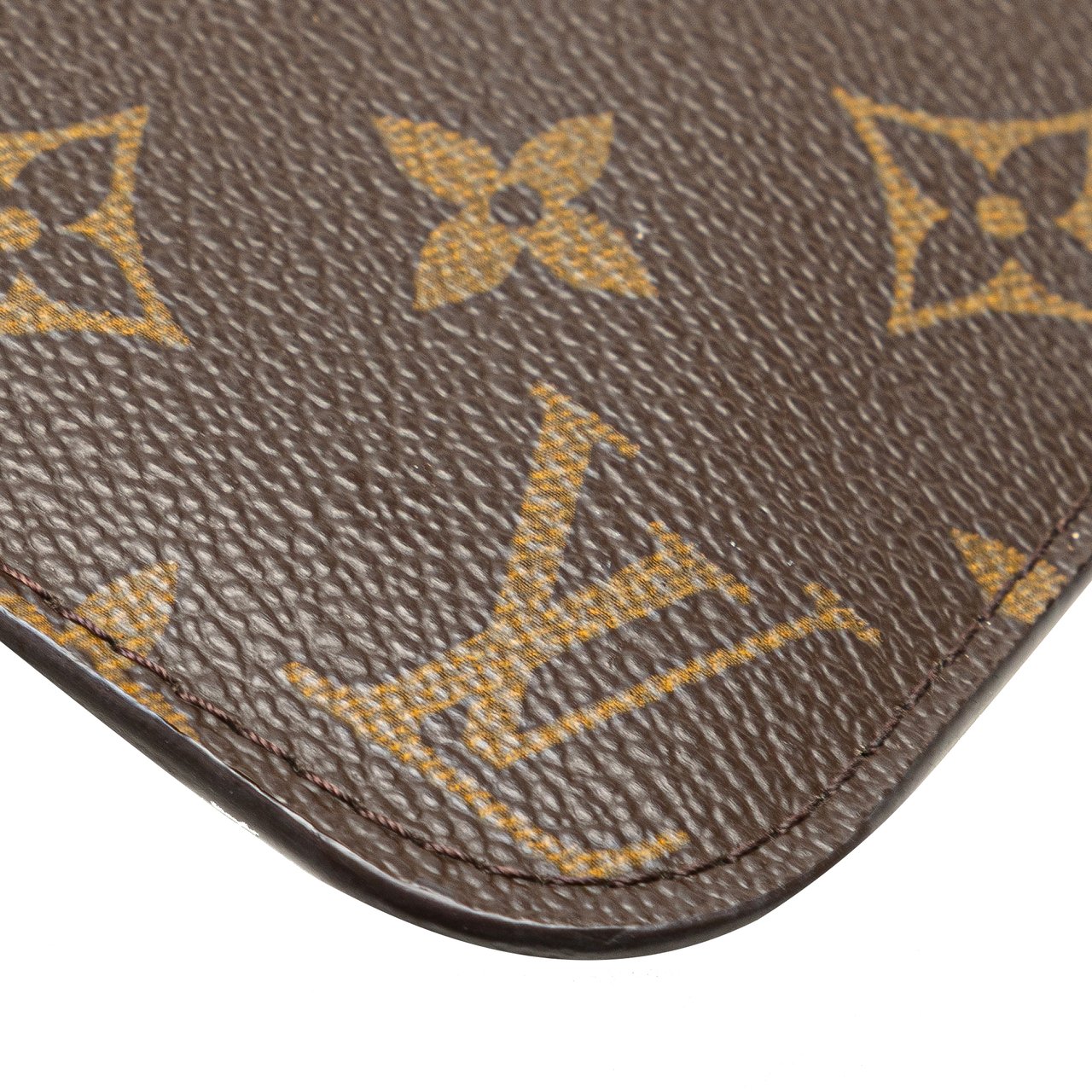 Louis Vuitton Monogram Neverfull Pochette Bruin