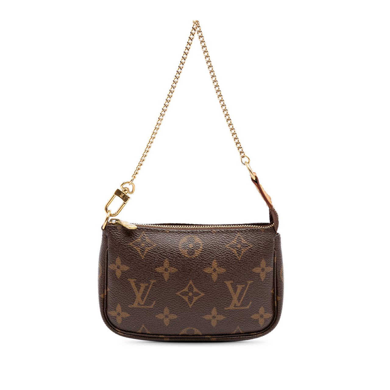 Louis Vuitton Monogram Mini Pochette Accessoires Bruin