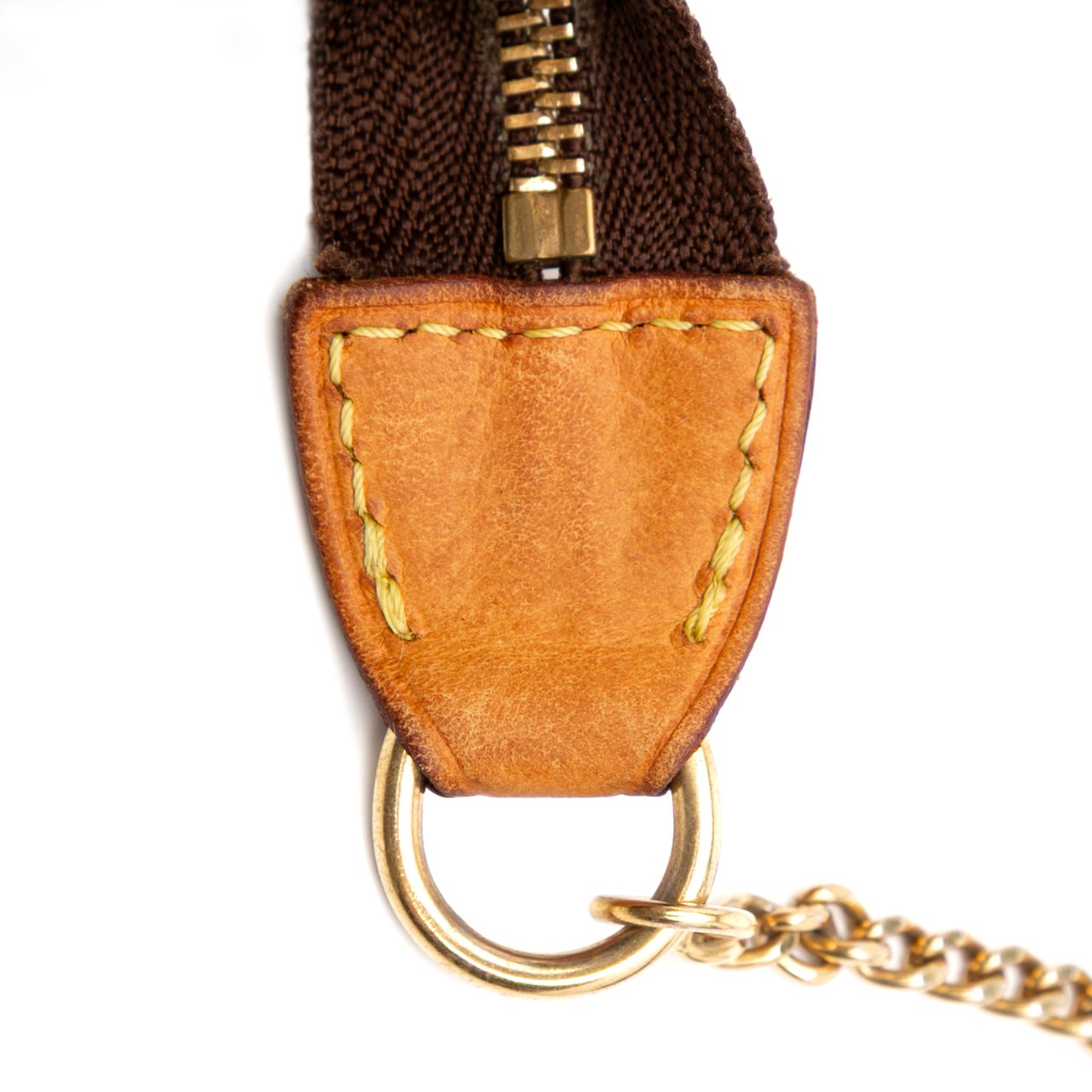 Louis Vuitton Monogram Mini Pochette Accessoires Bruin