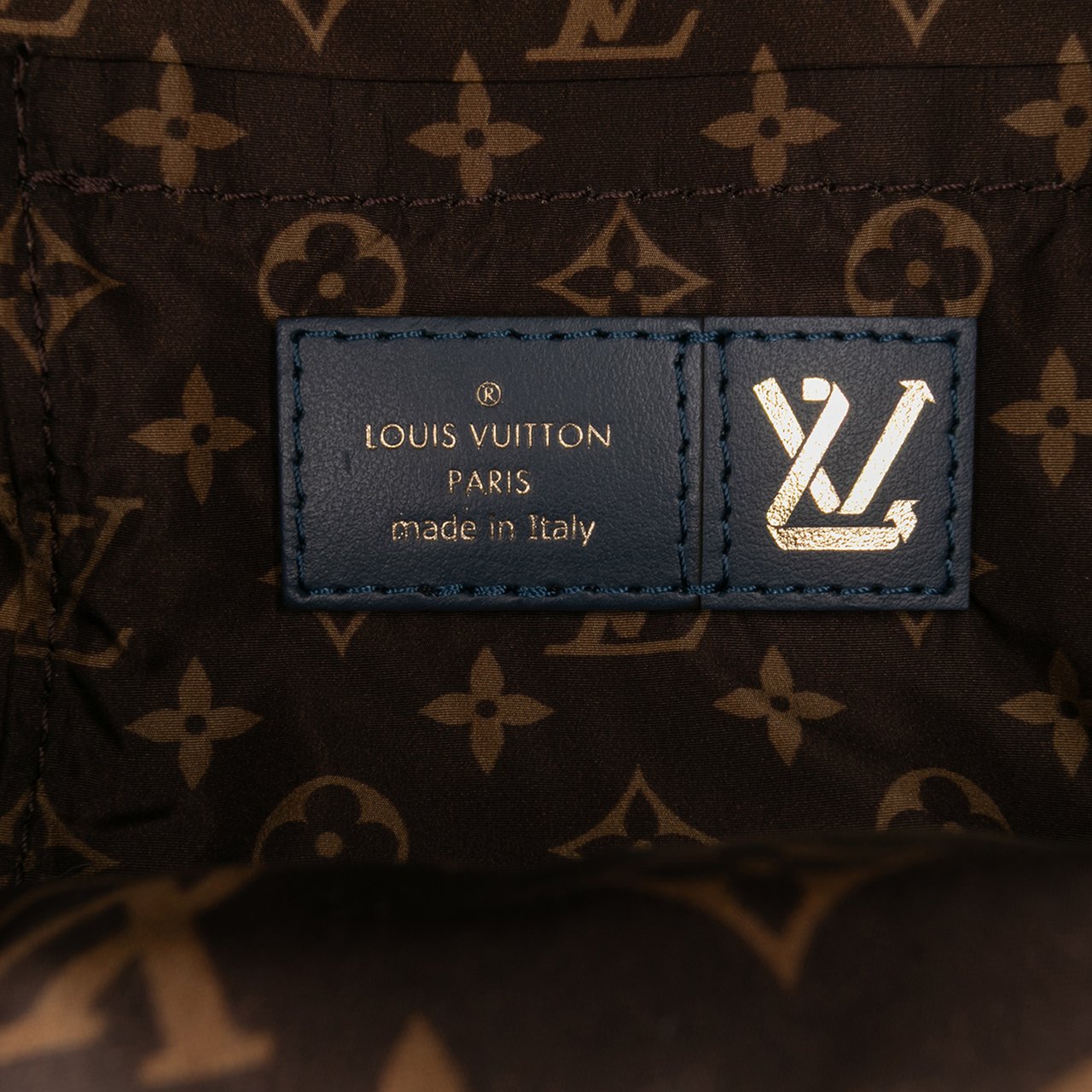 Louis Vuitton Monogram Econyl Pillow Mini Palm Springs Blauw