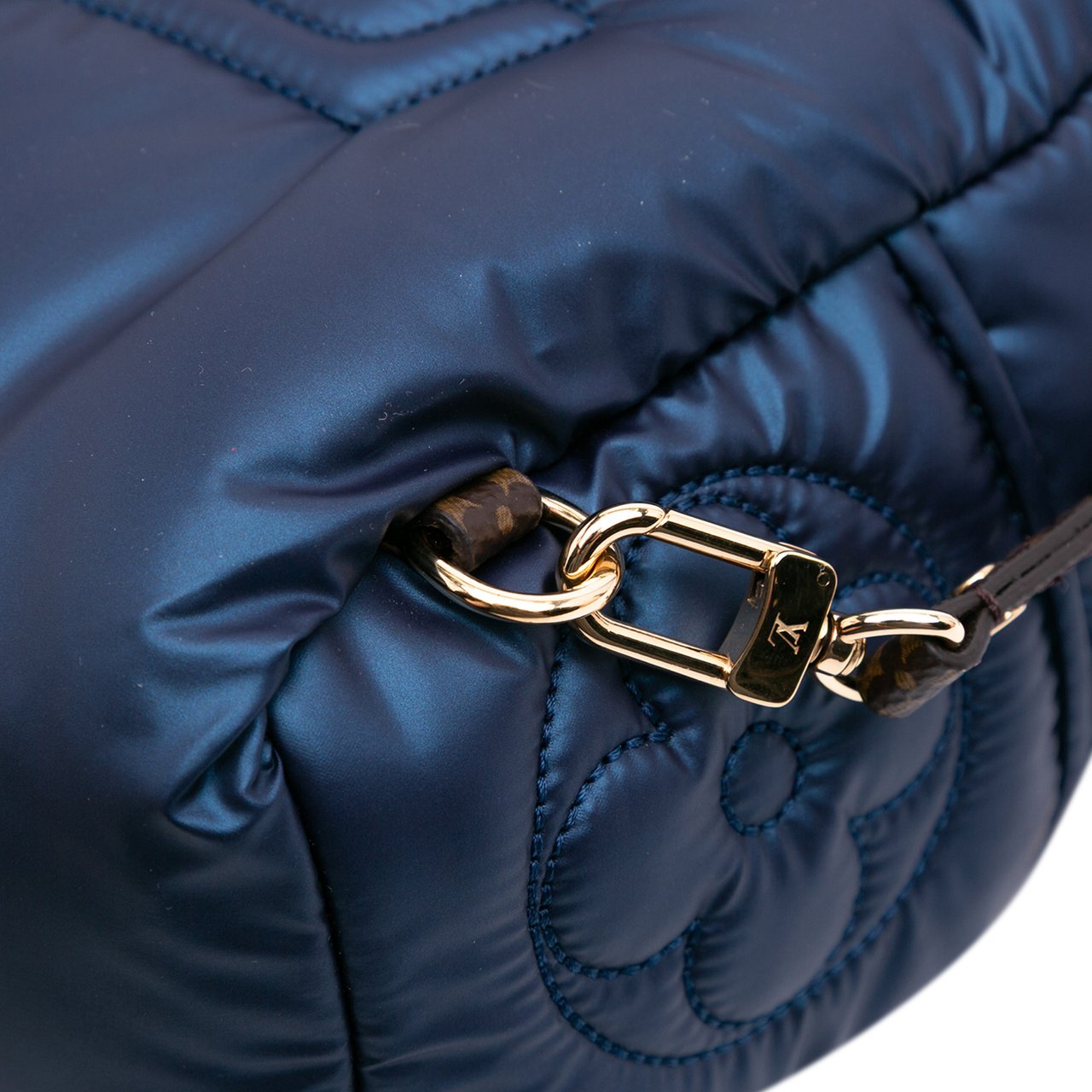 Louis Vuitton Monogram Econyl Pillow Mini Palm Springs Blauw