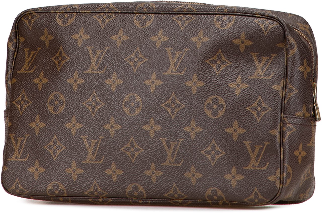 Louis Vuitton Monogram Trousse Toilette 28 Bruin