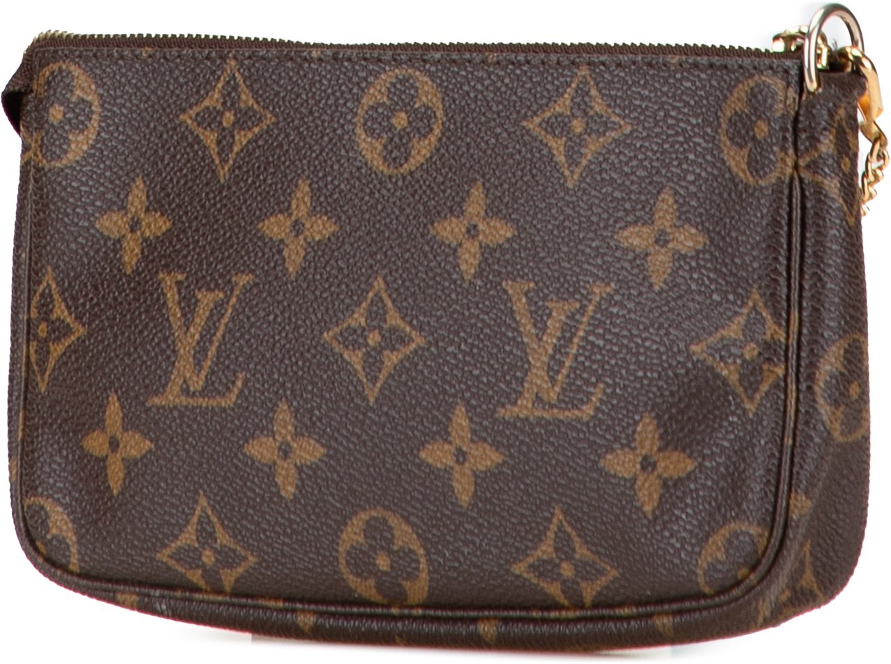 Louis Vuitton Monogram Mini Pochette Accessoires Bruin