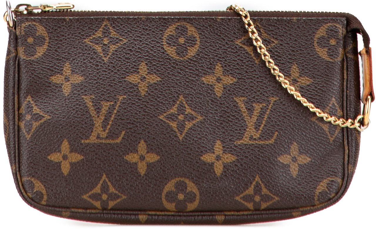 Louis Vuitton Monogram Mini Pochette Accessoires Bruin