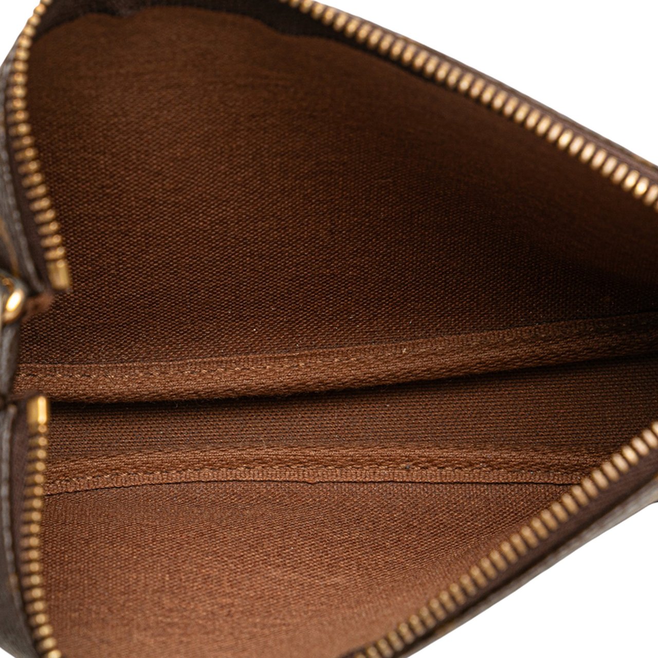 Louis Vuitton Monogram Mini Pochette Accessoires Bruin
