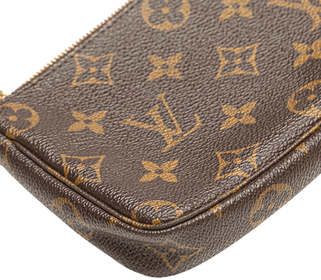Louis Vuitton Monogram Mini Pochette Accessoires Bruin