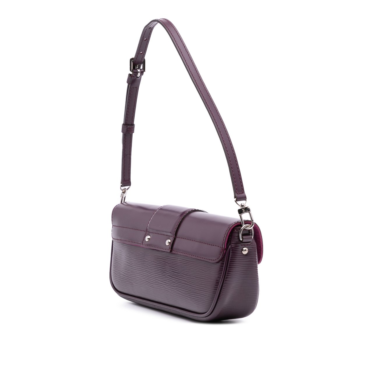 Louis Vuitton Epi Pochette Montaigne Paars