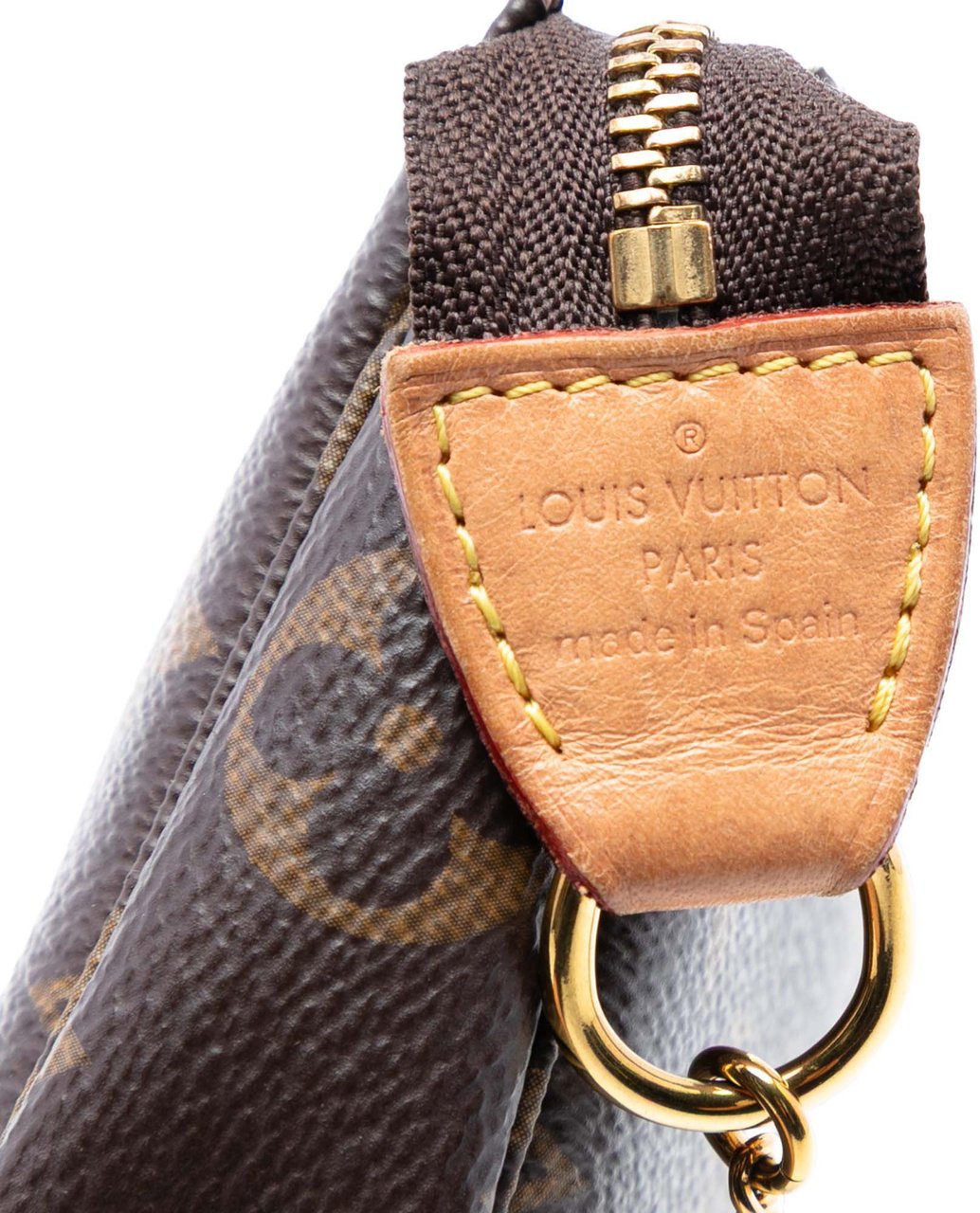 Louis Vuitton Monogram Mini Pochette Accessoires Bruin