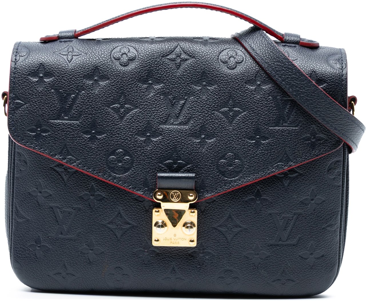 Louis Vuitton Monogram Empreinte Pochette Metis Blauw