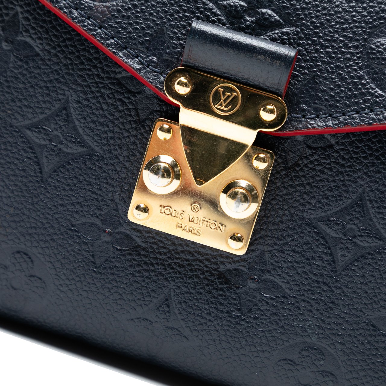 Louis Vuitton Monogram Empreinte Pochette Metis Blauw