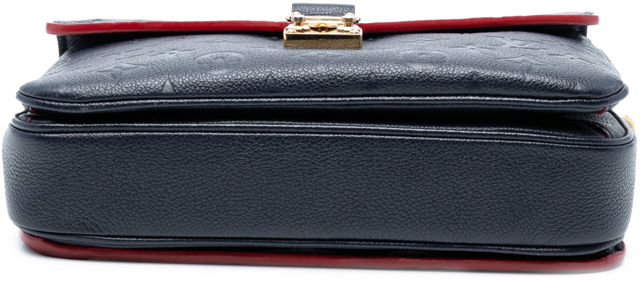 Louis Vuitton Monogram Empreinte Pochette Metis Blauw