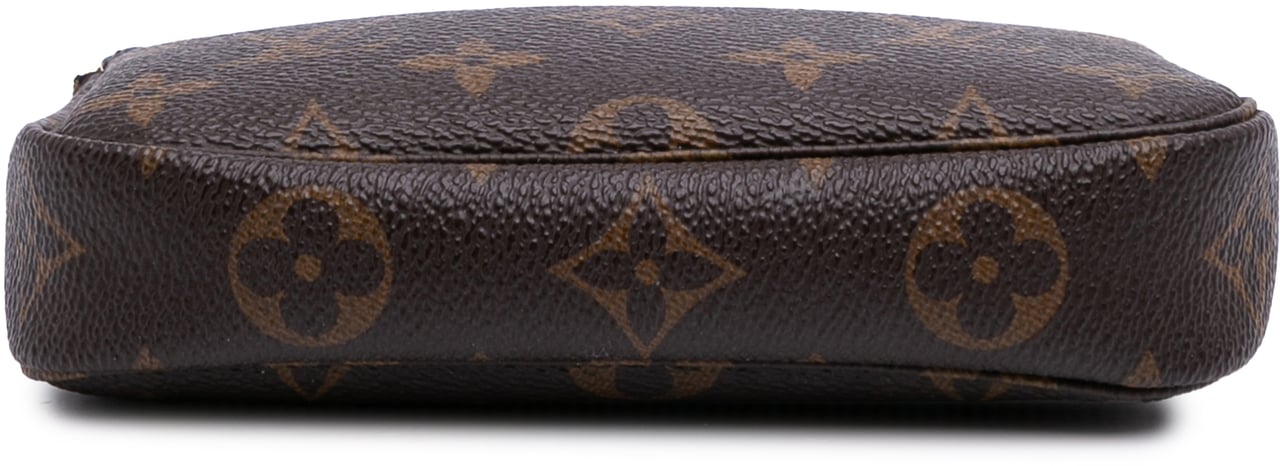 Louis Vuitton Monogram Mini Pochette Accessoires Bruin