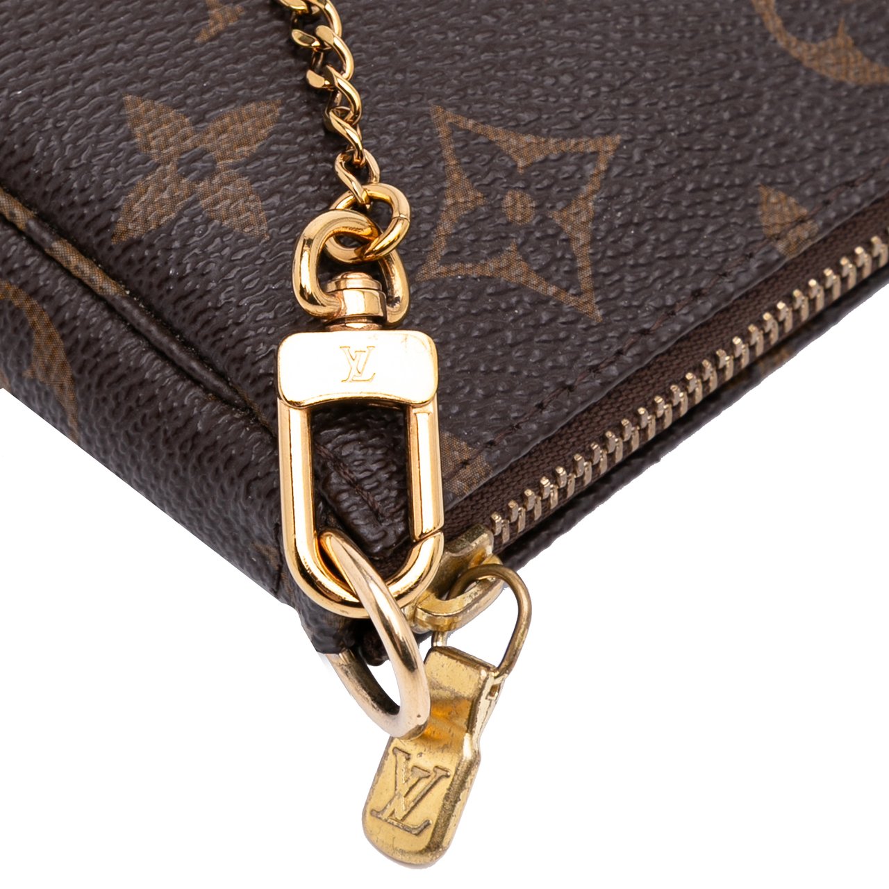 Louis Vuitton Monogram Mini Pochette Accessoires Bruin