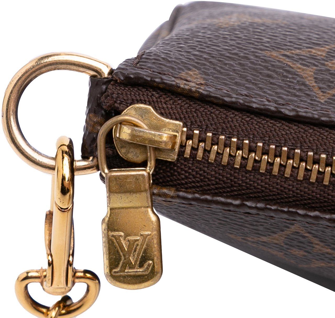 Louis Vuitton Monogram Mini Pochette Accessoires Bruin