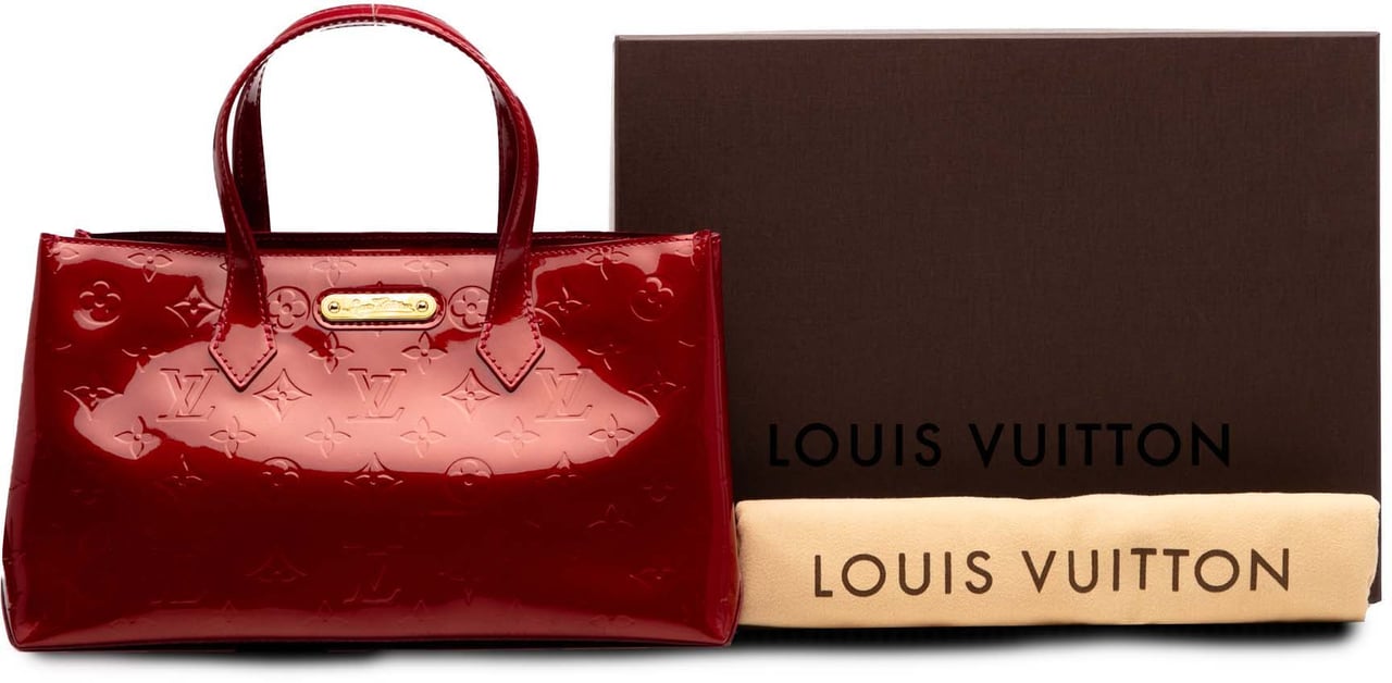 Louis Vuitton Monogram Vernis Wilshire PM Rood