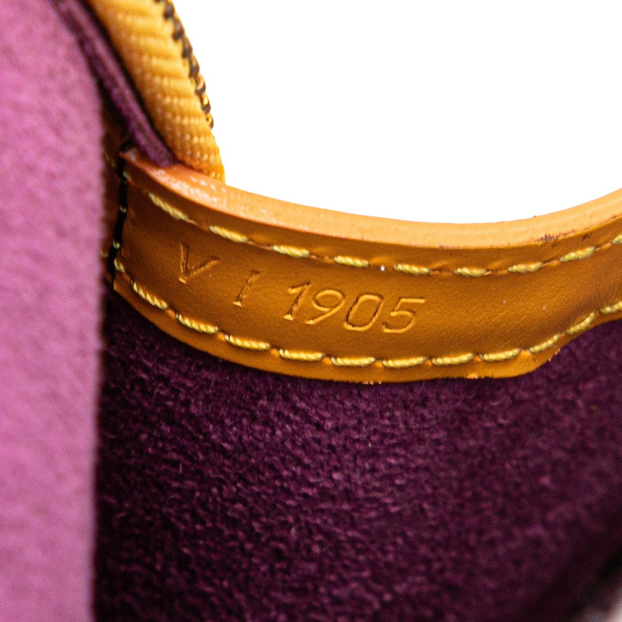 Louis Vuitton Epi Gobelins Geel