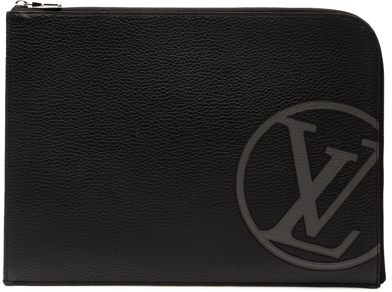 Louis Vuitton Taurillon Initials Circle Pochette Jour GM Zwart
