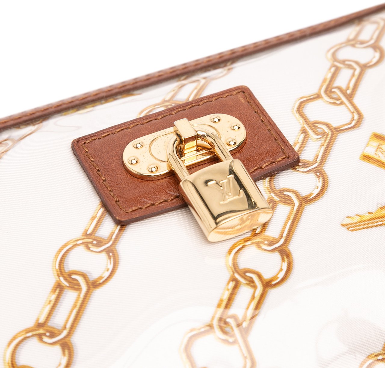 Louis Vuitton Monogram Charms Pochette Accessoires Wit