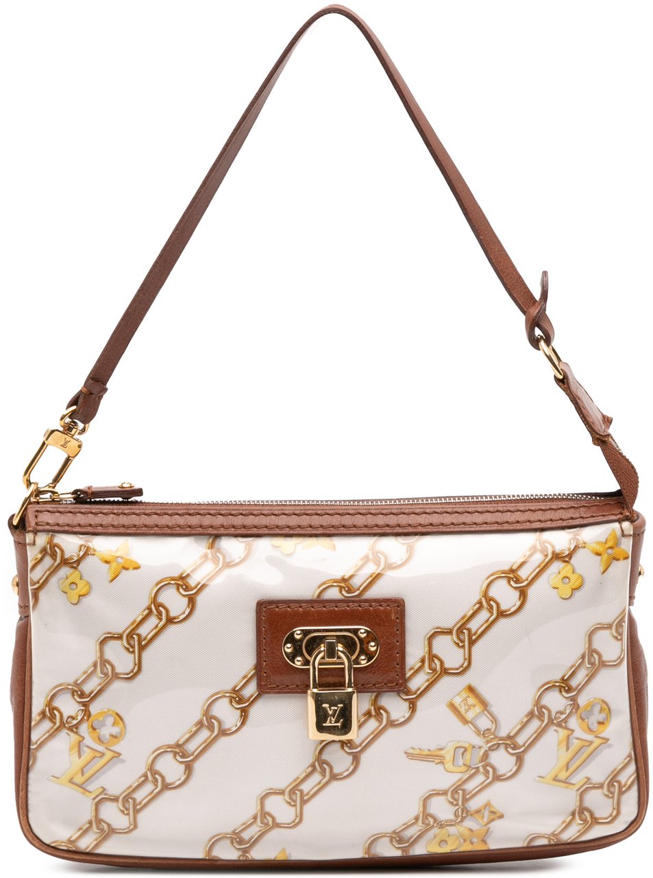 Louis Vuitton Monogram Charms Pochette Accessoires Wit