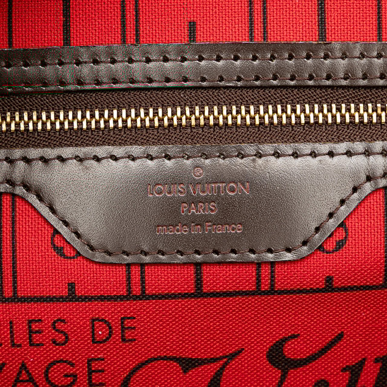 Louis Vuitton Damier Ebene Neverfull PM Bruin