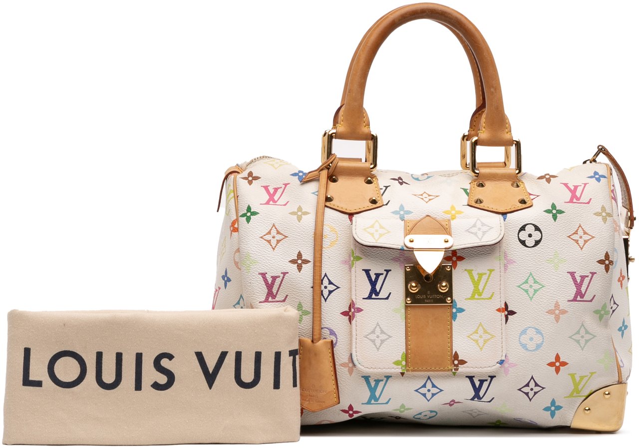 Louis Vuitton Monogram Multicolore Speedy 30 Wit