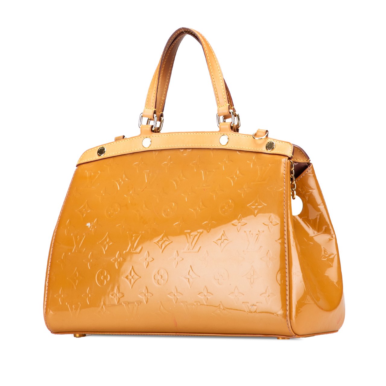 Louis Vuitton Monogram Vernis Brea MM Bruin