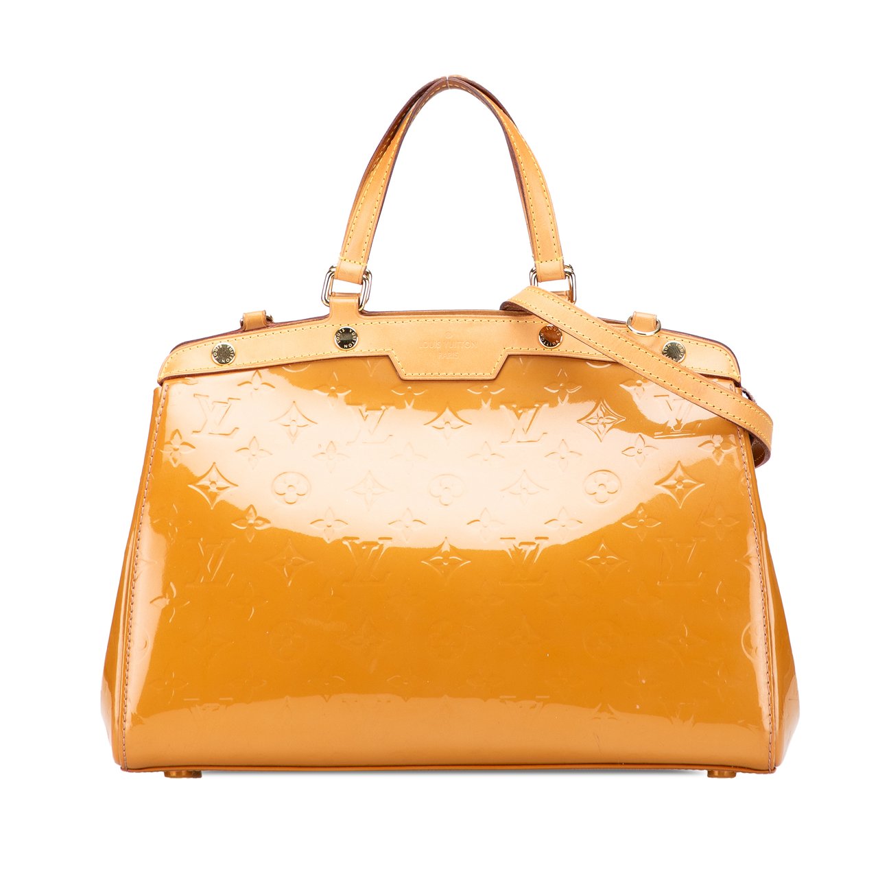 Louis Vuitton Monogram Vernis Brea MM Bruin
