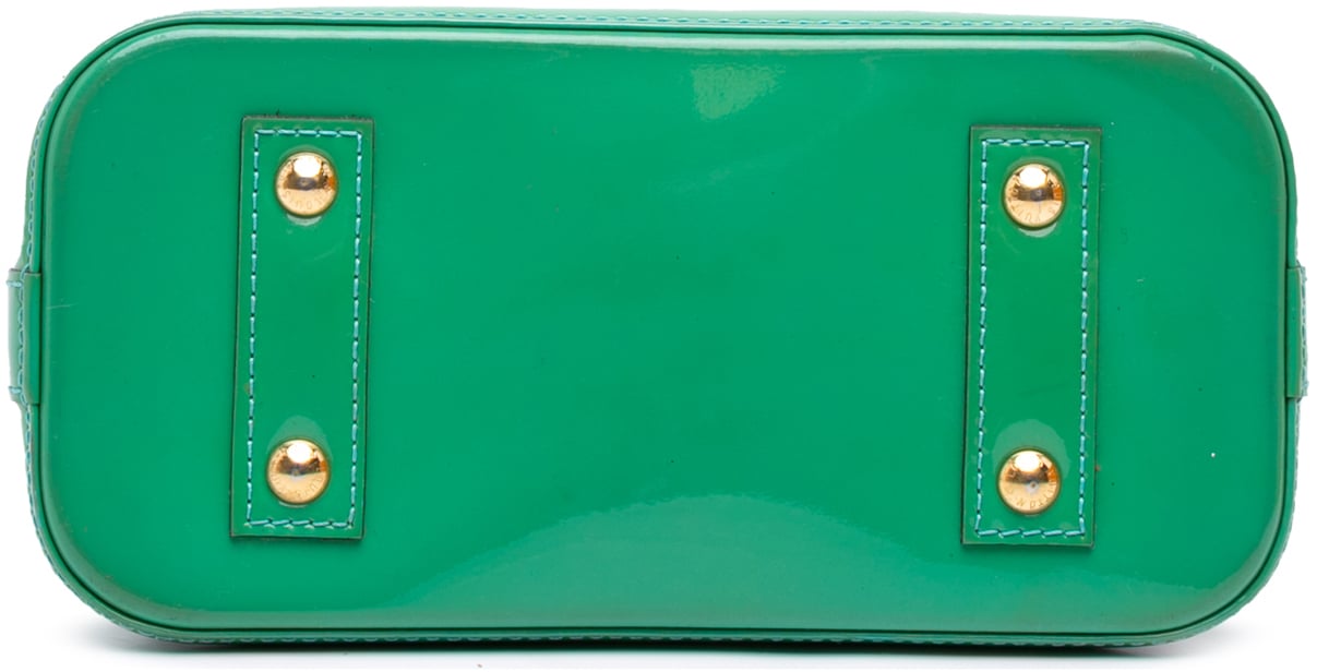 Louis Vuitton Monogram Vernis Alma BB Groen