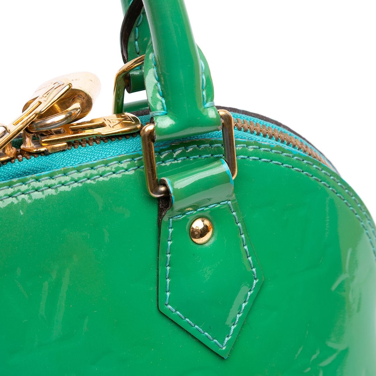 Louis Vuitton Monogram Vernis Alma BB Groen