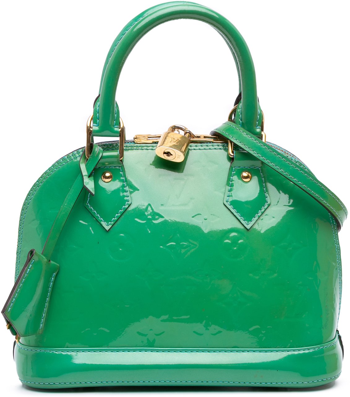Louis Vuitton Monogram Vernis Alma BB Groen