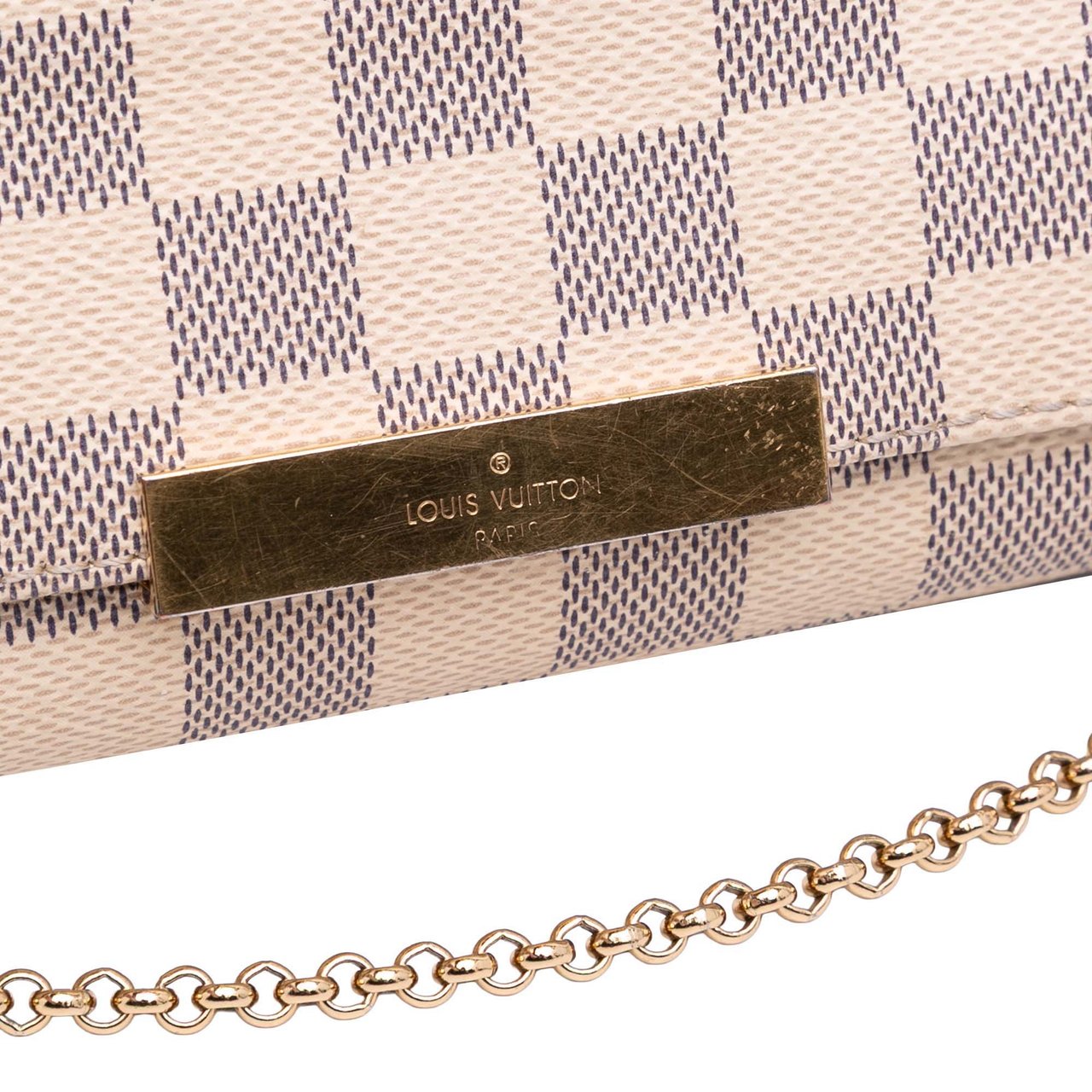 Louis Vuitton Damier Azur Favorite PM Wit