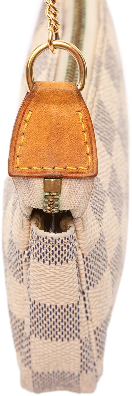 Louis Vuitton Damier Azur Mini Pochette Accessoires Wit