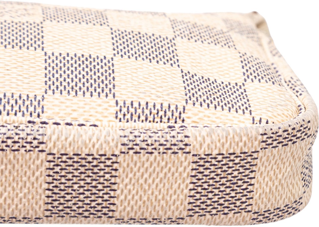 Louis Vuitton Damier Azur Mini Pochette Accessoires Wit