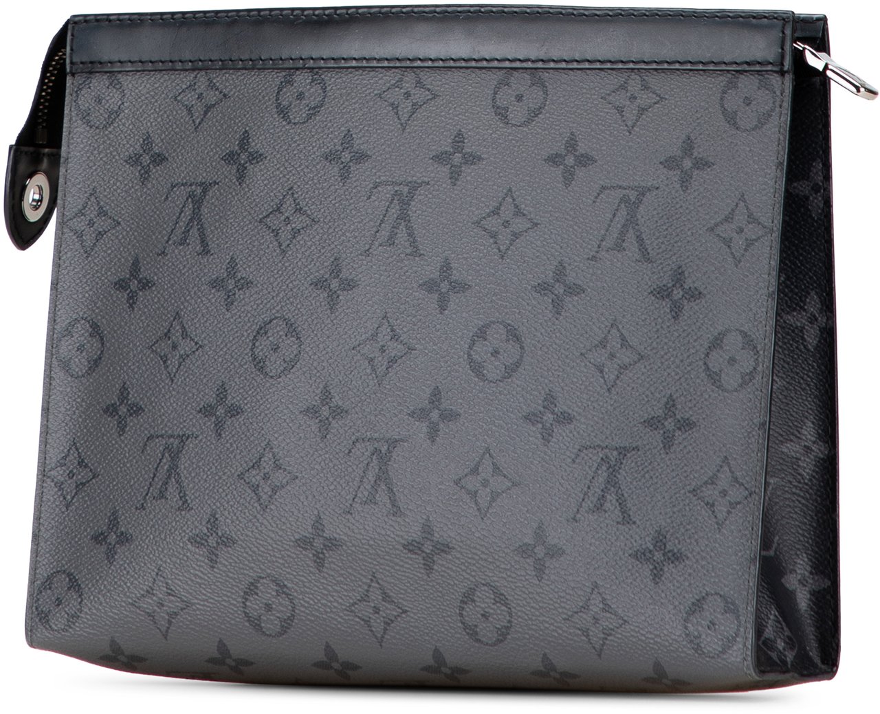 Louis Vuitton Monogram Eclipse Reverse Pochette Voyage MM Grijs