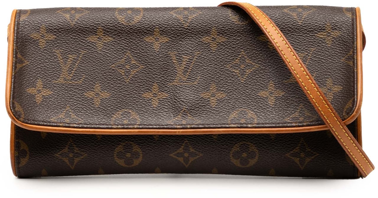 Louis Vuitton Monogram Pochette Twin GM Bruin