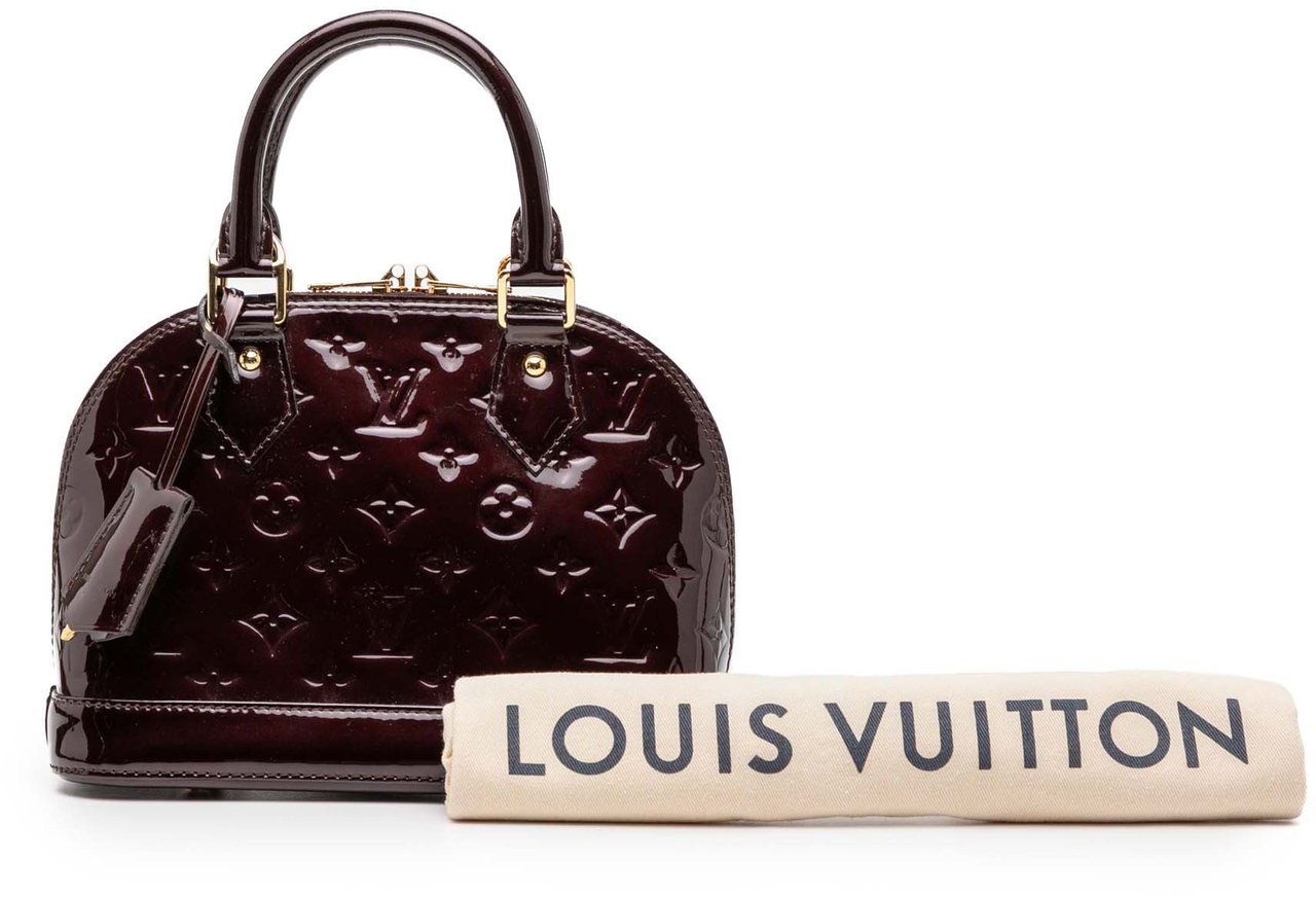Louis Vuitton Monogram Vernis Alma BB Paars