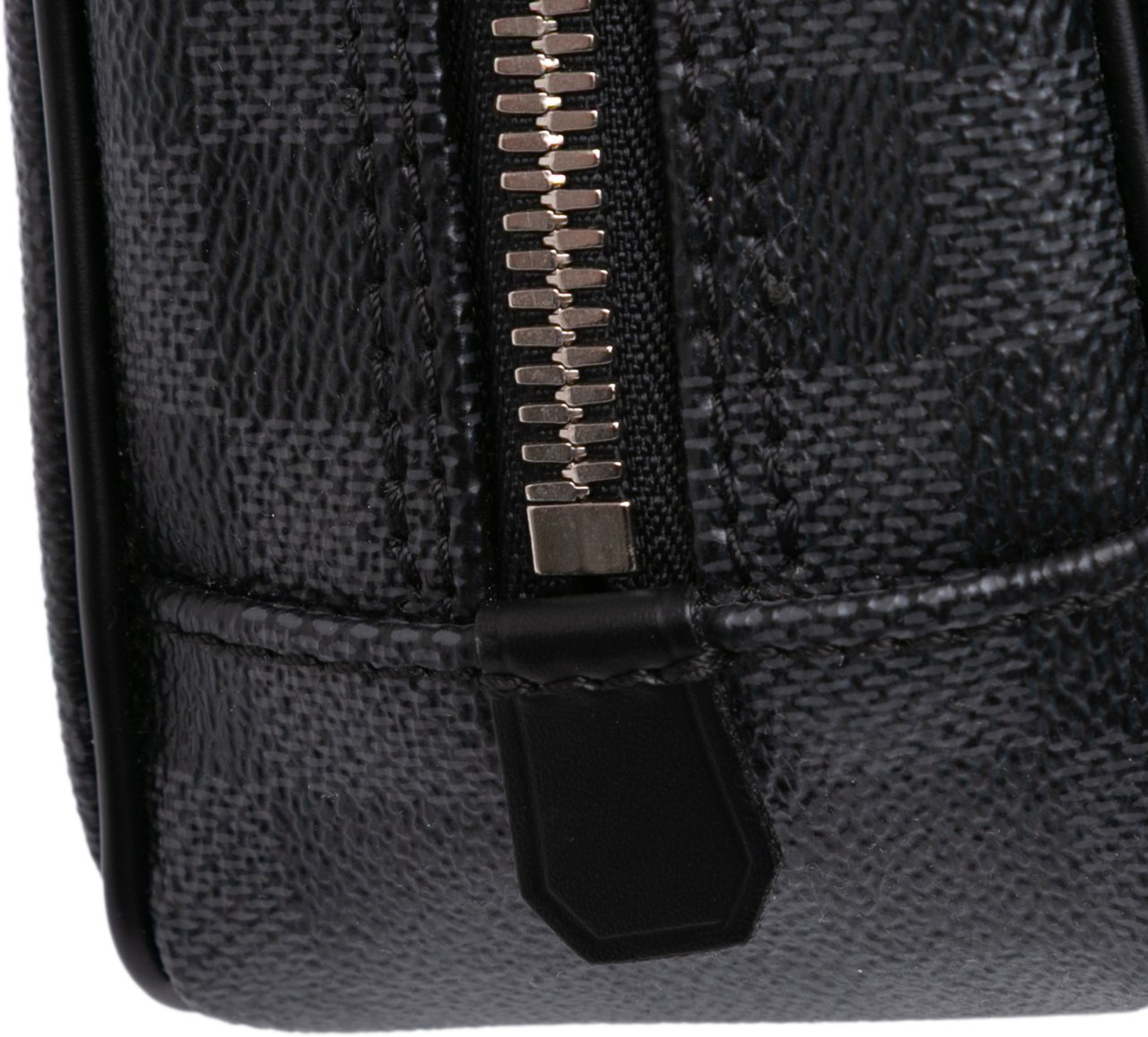 Louis Vuitton Damier Graphite Hanging Toiletry Kit Pouch Zwart