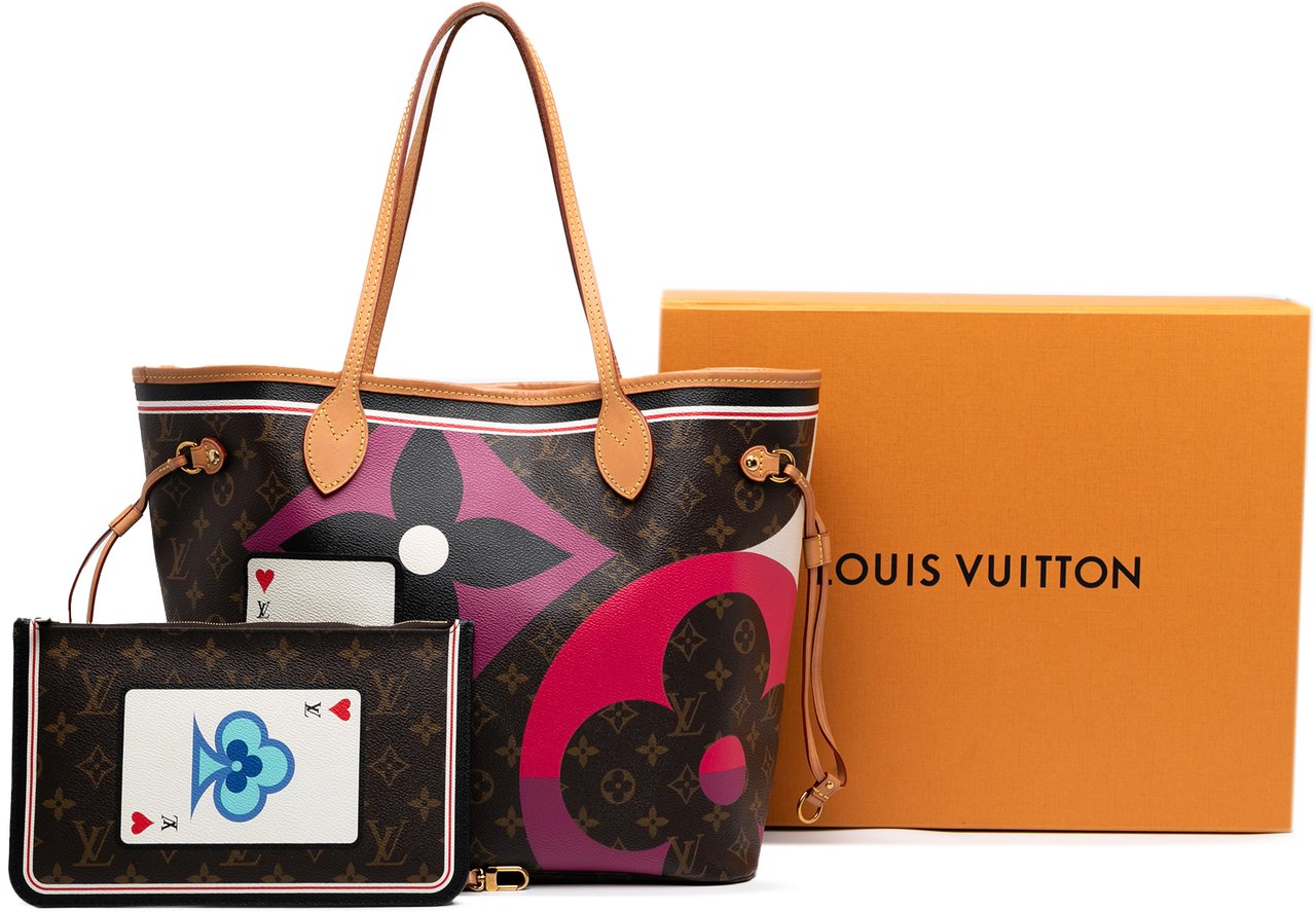 Louis Vuitton Monogram Game On Neverfull MM Bruin
