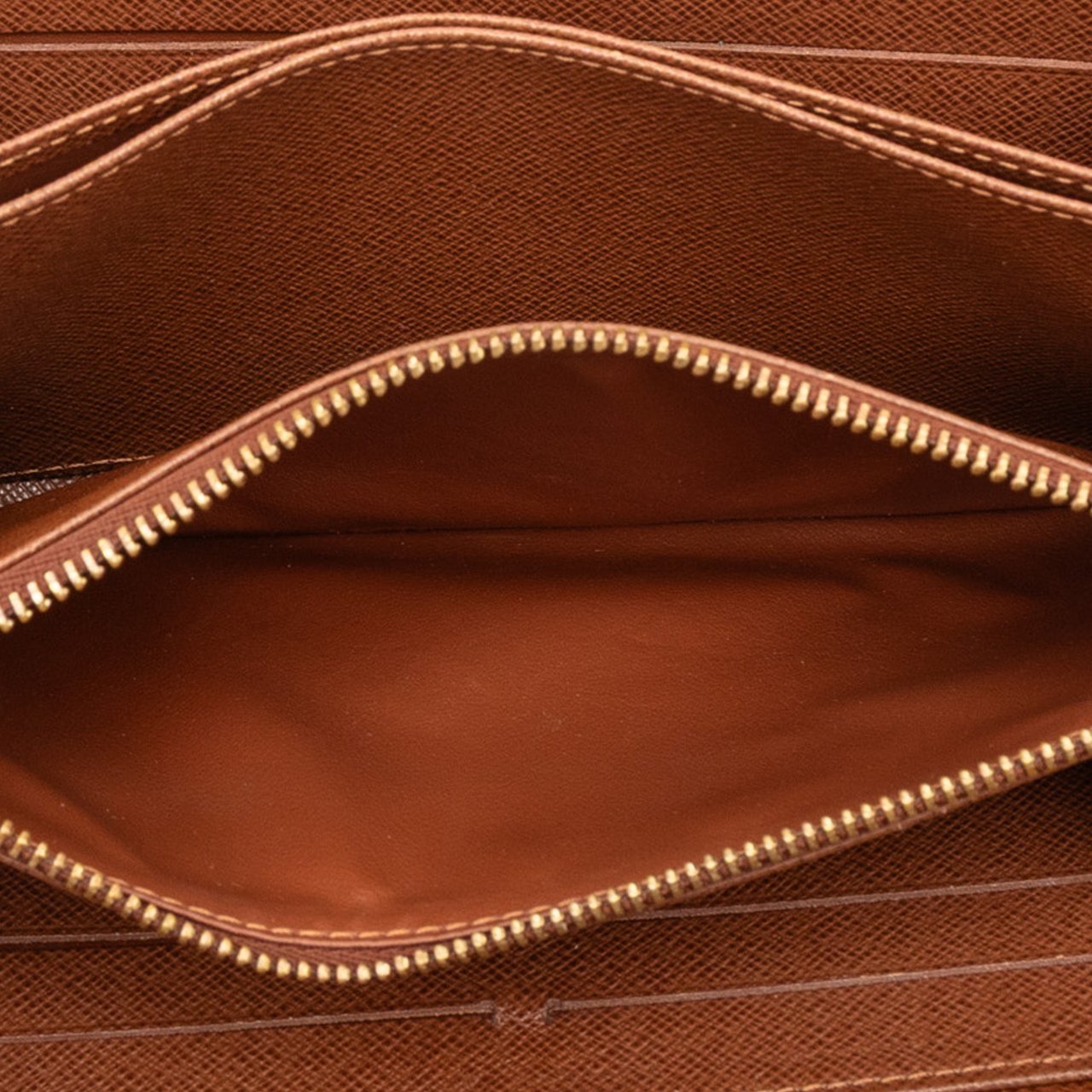 Louis Vuitton Monogram Zippy Long Wallet Bruin