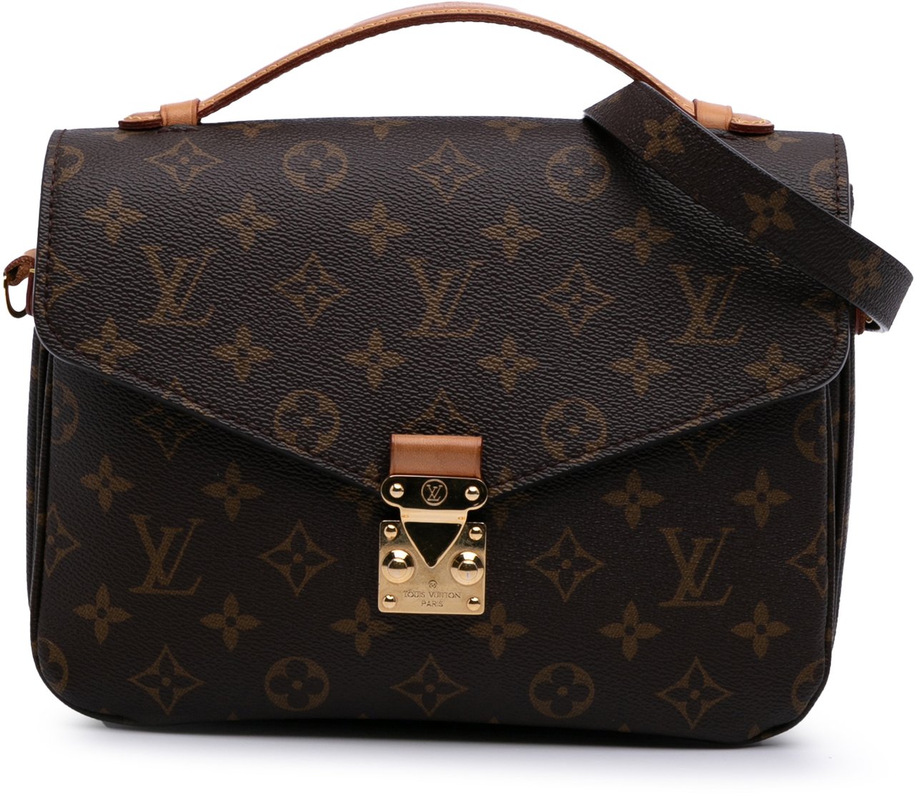 Louis Vuitton Monogram Pochette Metis Bruin