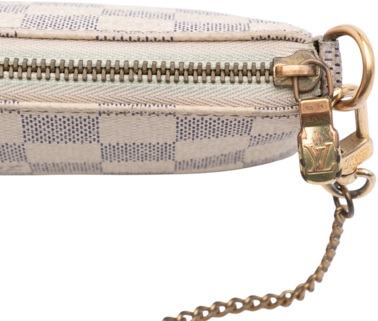 Louis Vuitton Damier Azur Mini Pochette Accessoires Wit