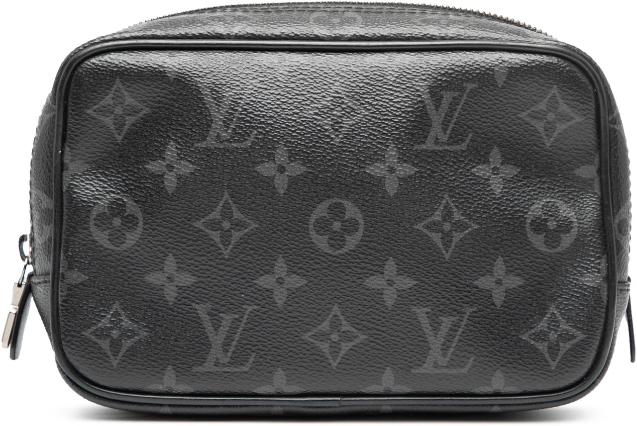 Louis Vuitton Monogram Eclipse Toilet Pouch PM Zwart